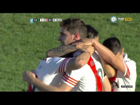 Gol de Alario. Nueva Chicago 1 - River 3 | Primera División 2015 - Fecha 23