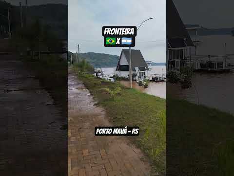 Fronteira Brasil e Argentina. Porto Mauá e Alba Possi. #fronteira #argentina #portomaua #albapossi