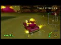 Mario Kart Double Dash Gameplay As Wario And Waluigi On Waluigi Stadium Time Trials