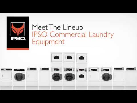 Meet The Range of IPSO Commercial Washing Machines and Dryers