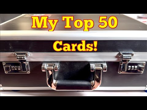MY TOP 50 MOST VALUABLE BASEBALL CARDS!