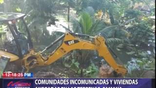 Comunidades incomunicadas y viviendas anegadas en las Terrenas, Samaná