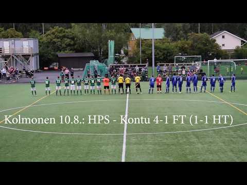HPS TV: Kolmonen 10.8.: HPS-Kontu 4-1 FT -kooste