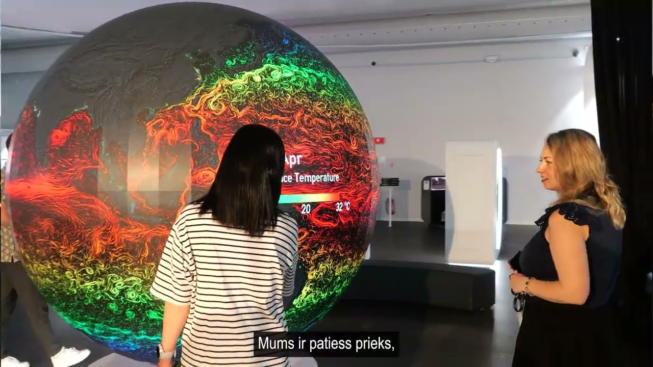 VIZIUM atklāts jauns eksponāts “Planēta zeme”