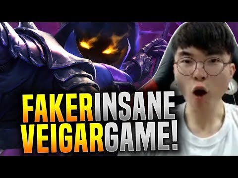 FAKER Insane VEIGAR Game vs PPAPDO!   SKT T1 Faker Plays Veigar Mid!  SKT T1 Replays