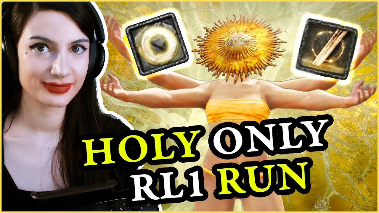 Beating ELDEN RING using ONLY Holy Damage (RL1 Run)
