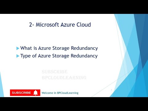 2- Azure Storage Redundancy || storage redundancy