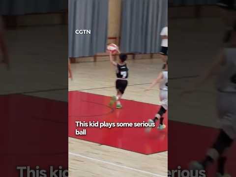 This kid plays some serious ball