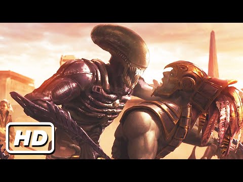 Alien Killing Kotal Kahn Scene | Mortal Kombat Story