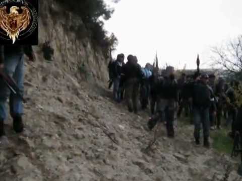 استهداف تحركات عناصر قوات النظام في منطقة بداما في ريف ادلب بواسطة رشاش 14 من قبل كتيبة أسود جبلة الأدهمية