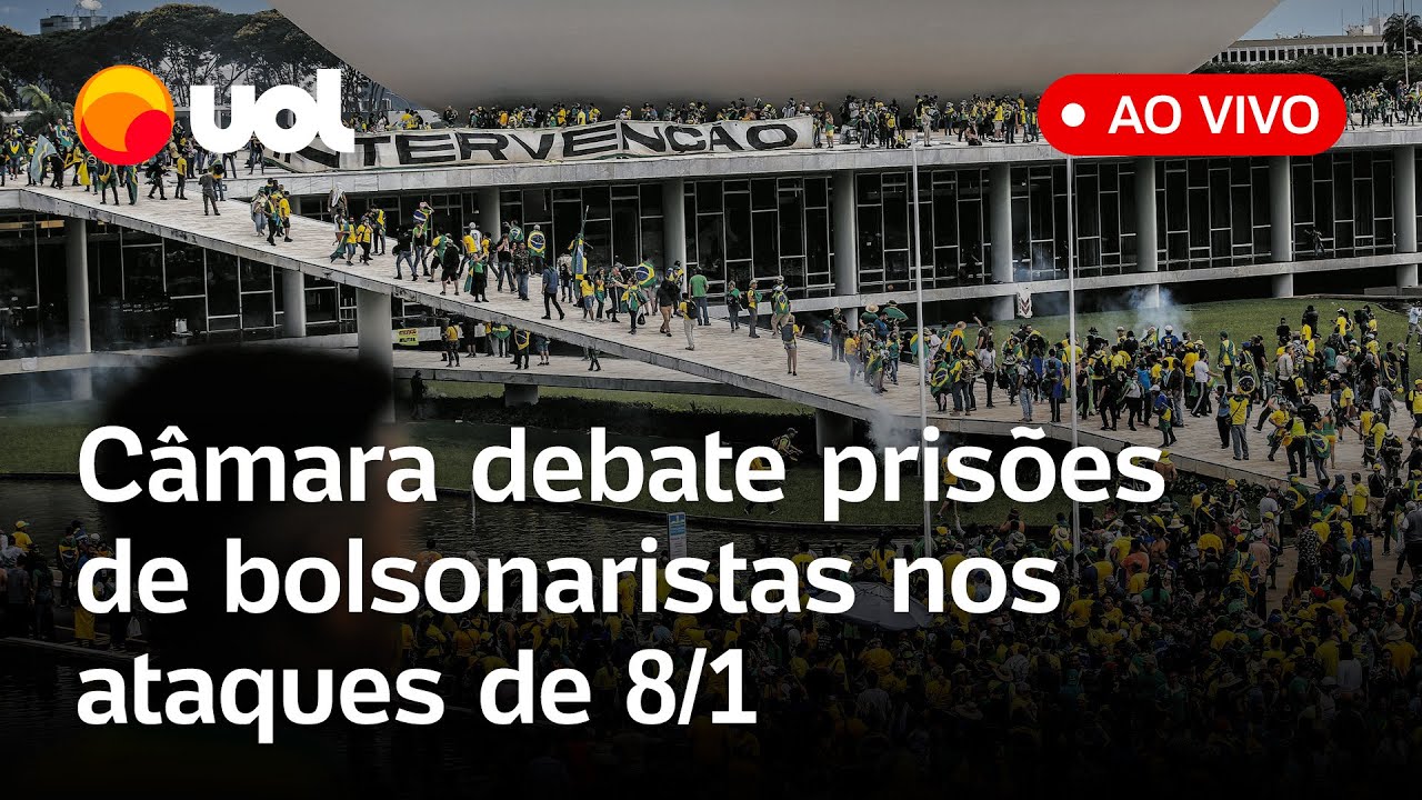 Bolsonaristas presos pelo 8/1: comissão da Câmara debate prisões nos ataques golpistas; ao vivo