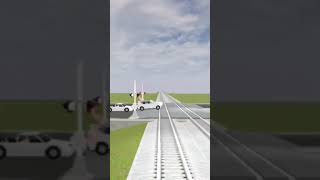 frontrunner train hits suv angle 2 #frontrunner #roblox