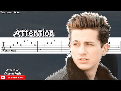 Charlie Puth - Attention Guitar Tutorial | TAB