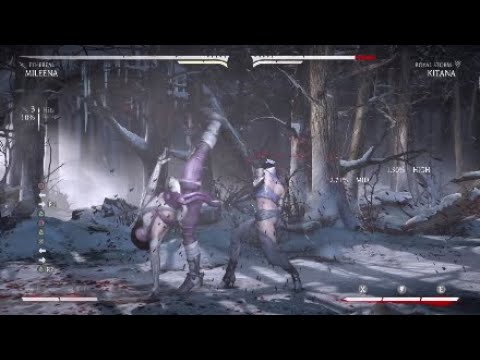 Mortal Kombat XL - Some Mileena Combos (All Variations)