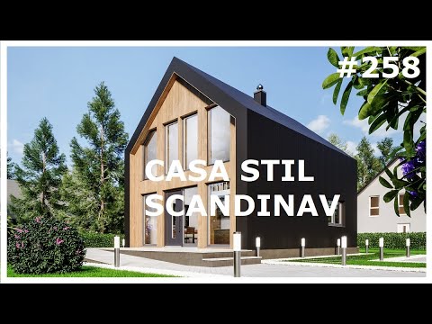 Casa Stil scandinav cu doua dormitoare #258