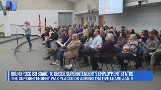 Round Rock ISD board to revisit superintendent employment status