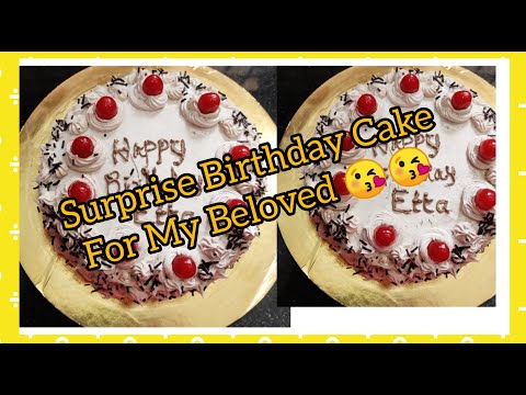 Surprise Birthday Cake....😊😊