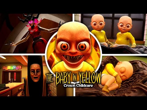 The Baby in Yellow: Crown Childcare - Full GAME Walkthrough & Ending (Showcase)