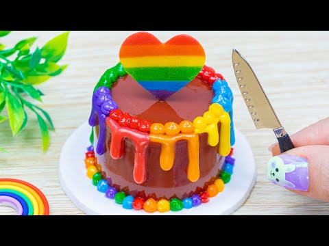 Amazing Miniature Chocolate Cake Decorating 🌈 1000+ Tiny Cake Ideas