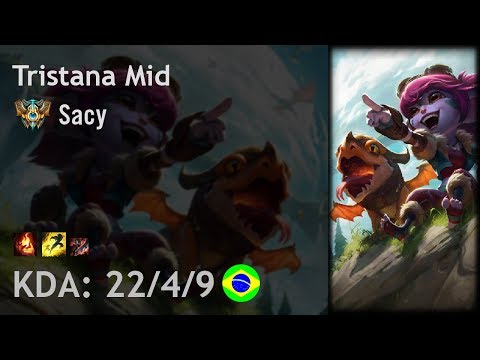 Tristana Mid vs Karthus - Sacy - BR Challenger Patch 7.18