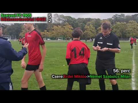 U17:Szarvasi FC 1905-Békésszentandrási HMSE:10-3 (2025.10.10)