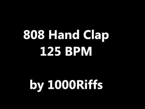 808 Hand Clap : 125 BPM - Beats Per Minute