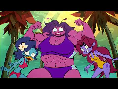 Female Muscle clip 138 - Rise of the Teenage Mutant Ninja Turtles