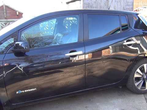 CB installation with drilled body mount aerial in Nissan Leaf Pt1 of 2