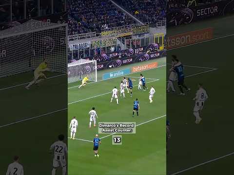 DIMARCO all season assist for the all time record 🏅 #SerieA #Dimarco #Inter