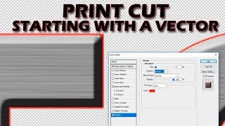 Print Cut Tutorial - Starting with a vector (Photoshop and Flexi)