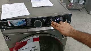 Toshiba front load washing machine L C error removed