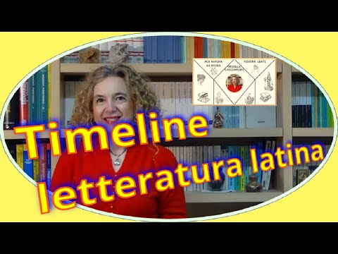 TIMELINE della letteratura LATINA