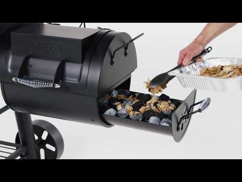 Dyna-Glo Signature Series DGSS962CBO-D Barrel Charcoal Grill Offset Smoker