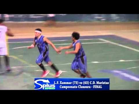 L.F. XAMMAR (73) vs (63) MARISTAS - CAMPEONATO CLAUSURA - FINAL BASKET HUACHANO 2015.