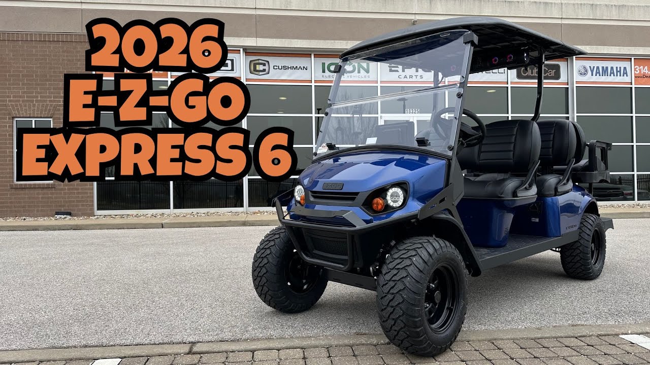 2026 E-Z-GO Express 6 | Dean Team Golf Carts
