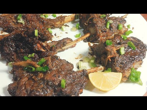 Pan Seared Garlic & Herb Lamb Chops | No Oil | No Oven | No Grill |  Juicy Lamb Chops | Lamb Chops