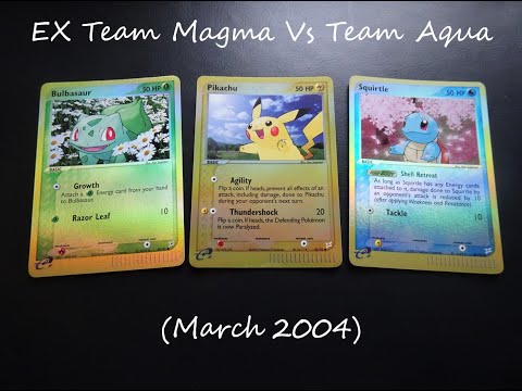 EX Team Magma VS Team Aqua (2004). The WORST Set.