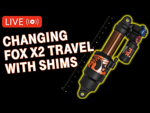 LIVE STREAM: Changing Fox X2's Travel with Shims | Butter Suspension
