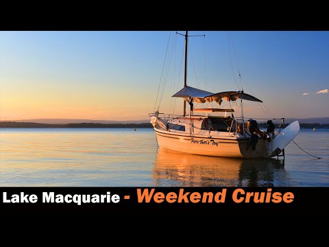 Trailer Sailing - cruising Lake Macquarie in our Farr 7500 trailer yacht.