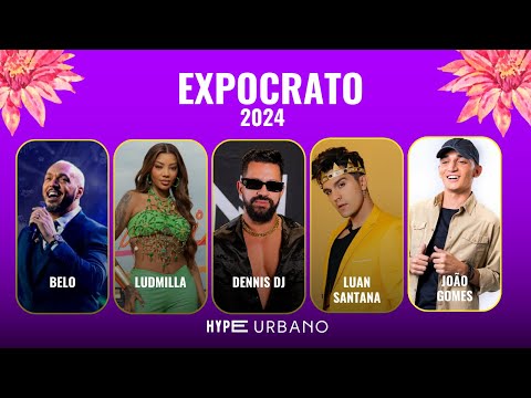 EXPOCRATO 2024 - Belo, Ludmilla, Dennis Dj, Luan Santana, João Gomes e muito mais... (21/07)