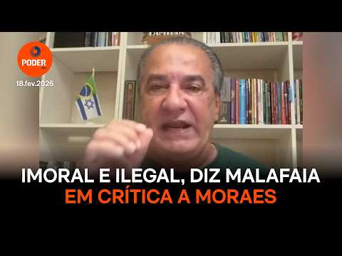 Imoral e ilegal, diz Malafaia em crítica a Moraes