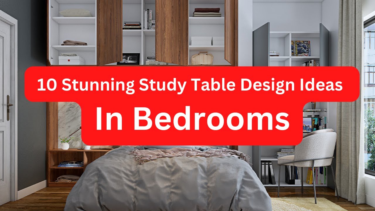 10 Stunning Study Table Design Ideas In Bedrooms || Bedroom Interior Design  #interiors