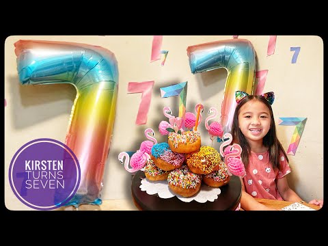 Happy Birthday, Kirsten! How she celebrated her special day!  Birthday gifts | 7 years old