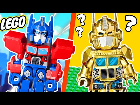 I built EVERY TRANSFORMERS AUTOBOT in LEGO...