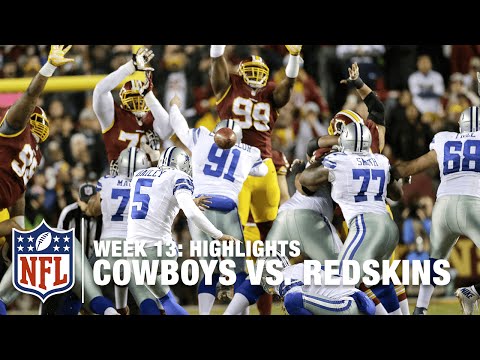 Cowboys vs. Redskins | Week 13 Highlights | NFL