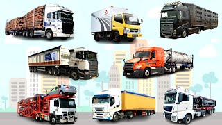 Download lagu Types of Transport Truck Bodies | Animal Truck, Carrier Car Truck, Fuso Truck, Tanker Truck mp3