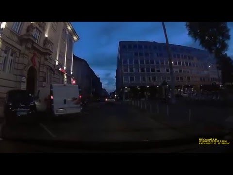 Idiot driver in Hungary, Győr