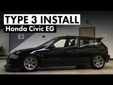 HONDA CIVIC EG Function & Form Type 3 Performance Coilovers Install