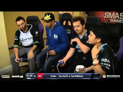 PewPewU/SFAT vs Wobbles/Axe - Doubles Upper Bracket - Smash Summit 2