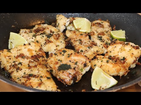 Filetes De Pescado Al Mojo De Ajo 🐟 la forma más fácil y rica de hacer pescado.